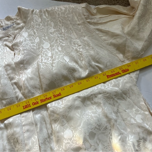 Vintage Stanley Nelson Pure Silk 3 Piece Skirt Suit Size Large - Picture 8 of 16